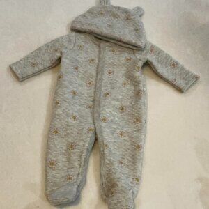 Adorable Brand-New Sterling Baby Pjs with Matching Hat NWT